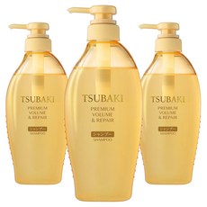 츠바키 프리미엄 볼륨 앤 리페어 샴푸 450ml, 3개