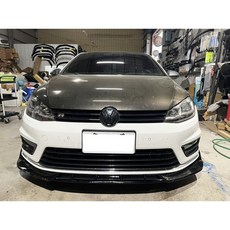 Golf 7/7.5 競速版 鋼琴烤漆黑 前下巴, 1個