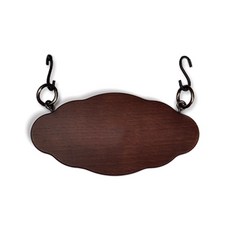 철물바다 간판 하부 모음 철제 돌출 입간판 현판 문패 간판걸이 배너 실내 실외 옥외 카페, 나무간판(월넛)하부