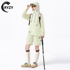RYZY 防曬套裝 UPF50 輕薄透氣 運動戶外兩件組