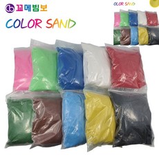 [픽커] 유아모래놀이 아기모래놀이 유아감각교구 색모래 1kg 노랑