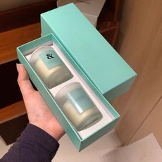 蒂芙家尼香薰蠟燭禮盒 浪漫禮物 高級感生日伴手禮, 香薰蠟燭禮盒,一盒兩個裝