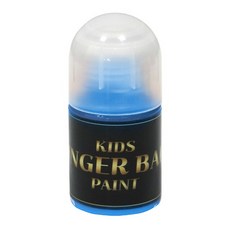 미술놀이 핑거 볼 물감 일반색 낱색 50ml (하늘)