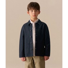 무신사 스탠다드 MUSINSA ANDARD KIDS 백 사틴 초어 자켓 재킷 네이비