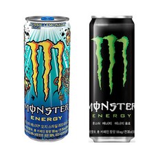 몬스터 355ml 오지 레모네이드 24캔+그린 24캔, 48개입