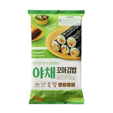 풀무원 꼬마김밥 야채 김밥 세트 124gx2 +아이스박스, 124g, 2개