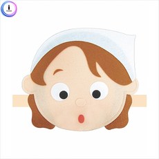 H50 명작동화머리띠-신데렐라 역할놀이머리띠 인형탈, 신데렐라