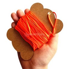 스쿠버다이빙 수영액세서리 스쿠버 릴용 교체 플랫 라인 경량 내구성 고강도 부식 방지 2mm, 4) Orange 50m