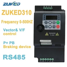 ZUKED 경제적인 VFD 가변 주파수 드라이브 컨버터 인버터 모터 속도 컨트롤러 0.75 1.5 2.2 4/5.5KW, 01 ZUKED-310, 01 5.5KW, 01 3-phase 380V