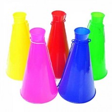 야외 응원 메가폰 23cm 소형 색상랜덤 파티 해변용 음성확대 스피커, 1개, 단일상품1