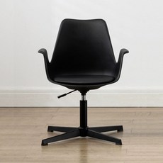 심플 회전식 컴퓨터 그레이 팔걸이 높이조절 의자 쿠션, 팔걸이 없음, 스완체어블랙있음블랙다리