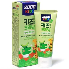 2080 키즈크리닉 3단계 키즈 치약 메론향, 80g, 2개