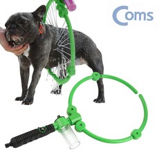 360도 분무기 애견 반려견 원형 샤워기 샴푸통, 혼합색상, 1개