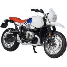 11438565 다이캐스트 수집품 미니어처 모형 모터사이클 컬렉션 모델 R NineT에 맞는 어반 GS 알로이 생일 선물 자동차 1 18, 화이트