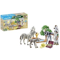 플레이모빌 윌토피아 동물 사진 작가와 얼룩말 71295