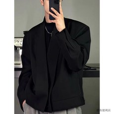 秋季男士開衫西裝外套 - 時尚潮流設計夾克