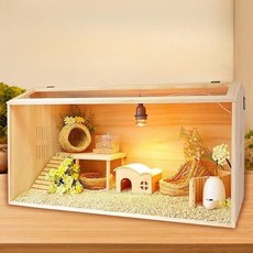 레오파드게코사육장 도마뱀 파충류 온도조절 하우스 사육장, 803030 단일 상자