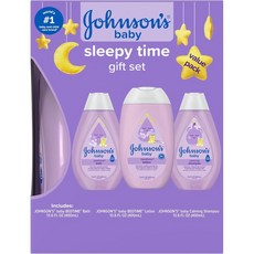 Johnsons 베이비 슬리피타임 세트 샴푸 로션 배스 미국 직배송 400ml 3개