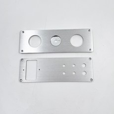 HIFI音響功放全鋁機箱 白色噴砂機殼, 1個, 前後開孔(239深、噴砂白色)