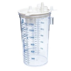 雅博 照護 倍護福康專用抽痰杯 透明收集瓶 蓄痰瓶 蓄痰杯 集痰杯 1800cc, 1個