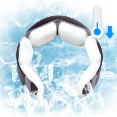 와이드형 아이스 넥밴드 쿨링 스포츠 여름 냉감 얼음 골프 등산 넥쿨러, 화이트