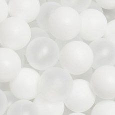 유아동 마루 아기 볼풀공 8.5cm 단색 50P KC인증 국내 자체 생산, 017. 투명+화이트