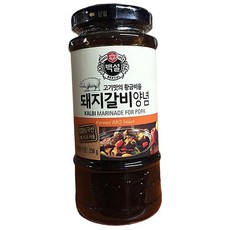 백설 돼지 갈비 양념 290g 20개 갈비양념, 1개