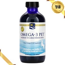 노르딕내츄럴스 오메가-3 펫 미디엄 투 라지 브리드 도그 237ml, 1개