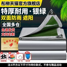 PVC타포린 차광막 방수 커버 천막 투명 갑바 대형 그늘막 방풍, C. 6x0m, I. 은록색 이 매우 두껍다고효율 방수 노화 방지