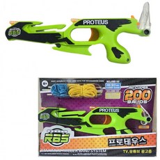 안전 사격놀이 초등학생 고무줄통 안전 장난감총 장난감 조립완구 작동완구 어린이 선물, 1-프로테우스