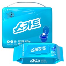 Scott 可麗舒 可沖入馬桶的浴室清潔濕巾 40抽, 4個