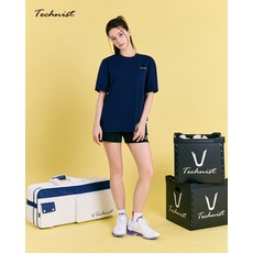 테크니스트 TNT66057 코튼 데일리 반팔티 배드민턴 피클볼 스포츠웨어