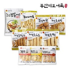 부산3대어묵 미도어묵 반찬구성 10종 10팩, 500g, 10개