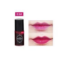 립 글로스 미러 염색 보습 오래 워터프루프 글레이즈 레드 틴트 5 색 논스틱 컵 리퀴드 립스틱 메이크업, 03, 1개