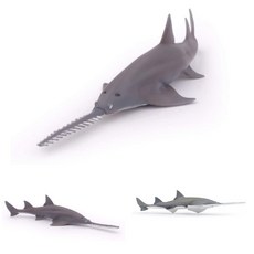 템팜 모형완구 톱상어 자연놀이 피규어수집 톱상어피규어 상어피규어 생태학습 자연관찰 역할놀이 과학교구 톱상어모형 동물미니어처 동물피규어 생태교육 미니어처, 1개