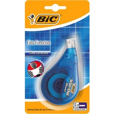 BIC Wite-Out 브랜드 EZ 보정 테이프 39.3피트 흰색 1팩 빠르고 깨끗하고 찢어지지 않는 사무실 또는 학용품 사용이 간편합니다