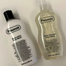 [정품몰] 플르부아 바디 선물 세트 바디로션 & 바디클렌저 바디워시 보습크림 [로즈우드] 생화향 로즈향 우디향, 2세트