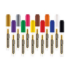 모나미 프로 페인트마카 다용도 빠른건조 그린, 5개, 1색