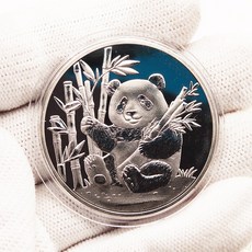 기념주화 수집용 은화 골드코인 메달 금속 인테리어장식품 컬렉션 선물용 고급 디자인, 팬더 실버 스타일 4