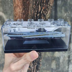 모형 항공모함 군함 피규어 미니어처 항공 모항, 1개, 합금 검정색 푸젠호 항공모함