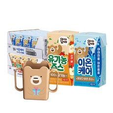 아이꼬야 베이비주스 120ml 사과배24팩 + 이온케어24팩 + 컵홀더