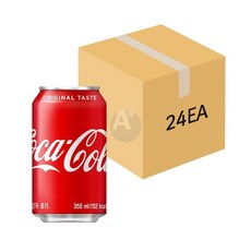코카콜라 콜라 355ml 캔 24개입 (1BOX) 탕비실음료수_WFGAFKO sta57710Ds