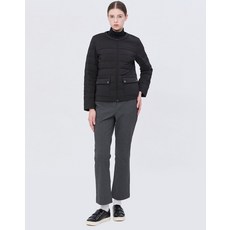 정품 헤지스골프 여성 골프패딩 헤지스 골프 가격인하포켓 포인트 퀼팅 다운 점퍼 BLACK