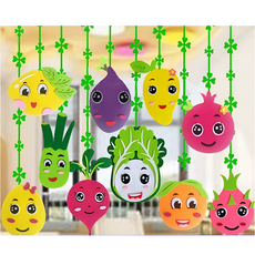 인테리어 모빌 환경구성 교실꾸미기, 과일채소