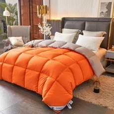인조 털 이불 성급 호텔 부드럽고 푹신한 싱글풀 사이즈 가을봄용 누빔, 11. 자두