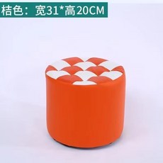 格森簡約現代木製 - 超柔皮軟包換鞋凳 多功能整裝凳, 31*20不可儲物凳