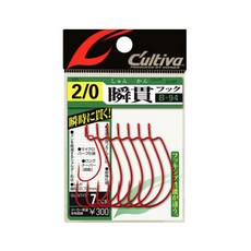 오너 컬티바 웜 훅 레드 B-94, 4, 1개