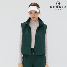 데니스골프 DENNIS 26SS 여성 스윙 풀집업 크롭베스트 그린_HD5SLVT292