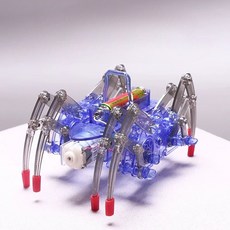 DIY 거미로봇 키트 교육용 코딩 로봇만들기 실험 키트 거미 로봇 OPP 장착, 1개