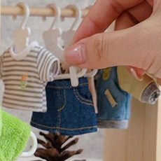 망고땡 인형 옷 옷걸이 10p 인형옷걸이